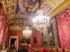 Italien, Genua, 14.05.2025Der Palazzo Reale (Koenigspalast), der im 17. Jahrhundert von der Familie Balbi nach den Entwuerfen von Pier Francesco Cantone erbaut wurde. Da es in Genua kein Schloss gab kaufte der Koenig von Sardinien, Carlo Felice I., den Palast, der von seiner Groeße her den koeniglichen Anspruechen genuegte.Foto: der Audienzsaal, die Damastvorhaenge und -polster tragen zur Pracht des Saals bei, die fuer einen zeremoniellen Raum unabdingbar war. Hier empfing der Herrscher die Mitglieder der Regierung und des Hofes.[Copyright by: Sepp Spiegl, Tel.: 0228 9483026, Fax.: 0228 9483027 {53129 Bonn, Moselweg 32, Deutsche Bank-Bonn, IBAN: DE66 3807 0059 0314 9671 01, BIC.: DEUTDEDK380]