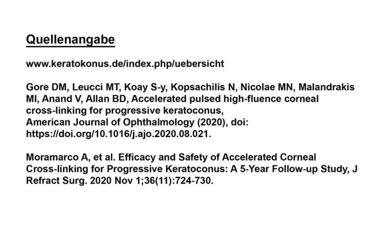 Den Keratokonus nicht unterschätzen