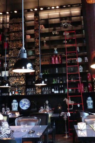 Kulisse des Taiko-Restaurants