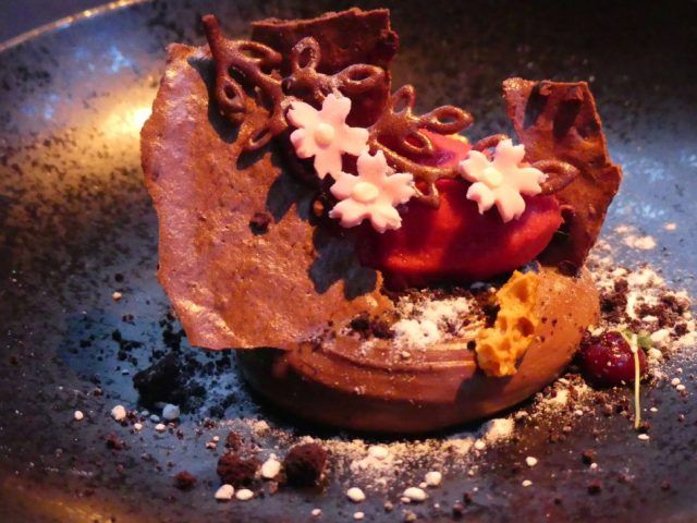 CherryIce-Nachtisch im Taiko-Restaurant