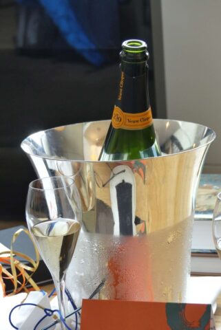 Sekt-Begrüßung im Conservatorium