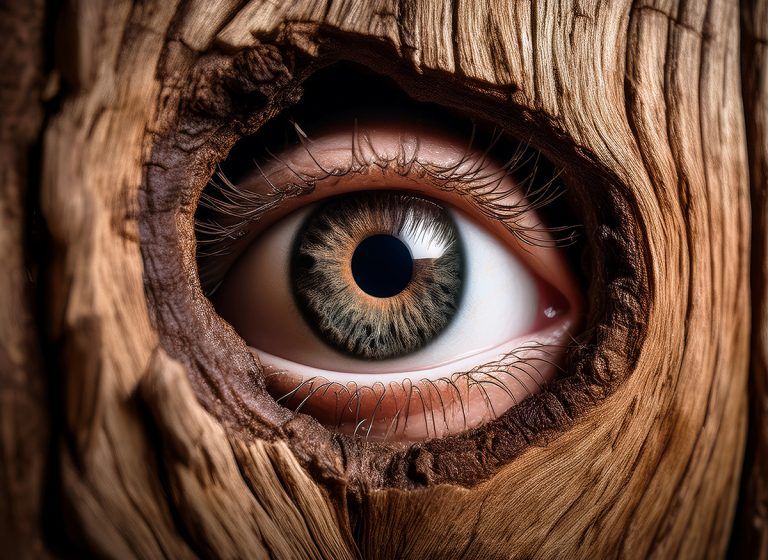 Deutsche Redewendung: Holzauge sei wachsam