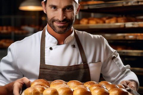Deutsche Redewendung: Kleine Brötchen backen